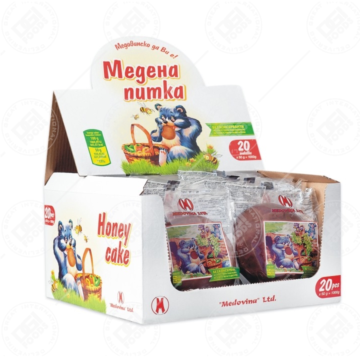 Medovina Honey Cake 20x50g