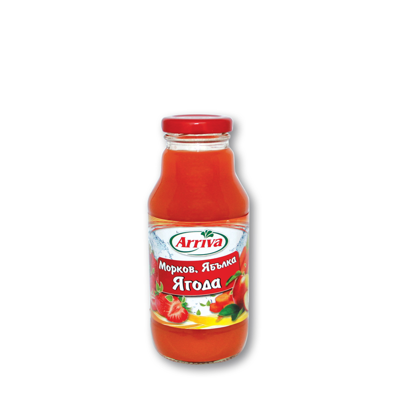 Arriva Juice Strawberry,Carrot and Apple 15x330ml