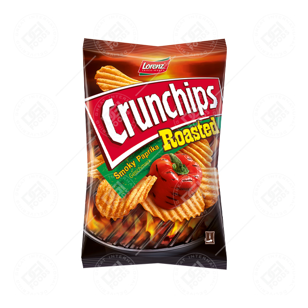 Crunchips X-Cut Roasted and Smoked Paprika 8x140g