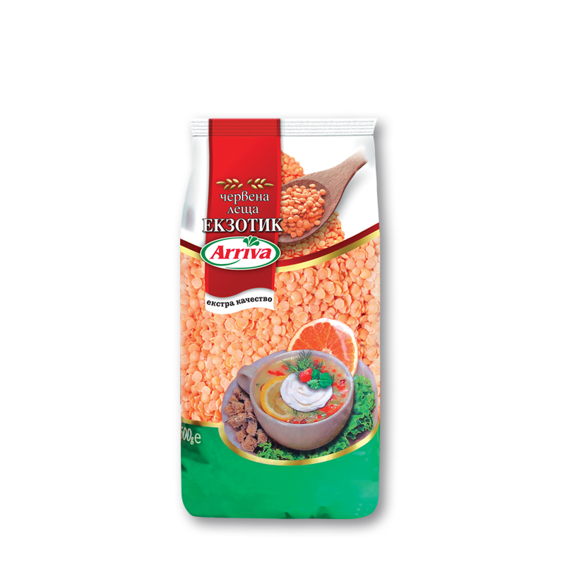 Arriva Red Lentils 6x500g