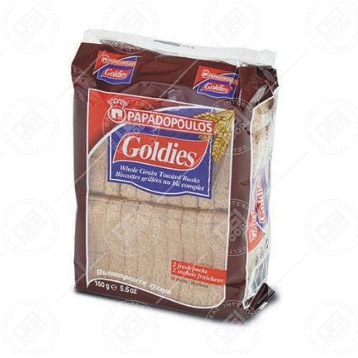 Goldies Wheat Rusk Bread 16x160g