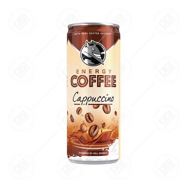 Hell Energy Coffee Cappucino £1.25 PMP 12x250ml