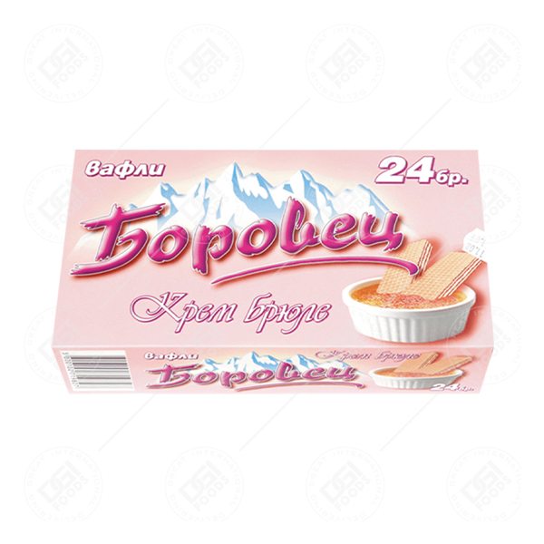 Borovets Wafer Creme Brulee 20x550g