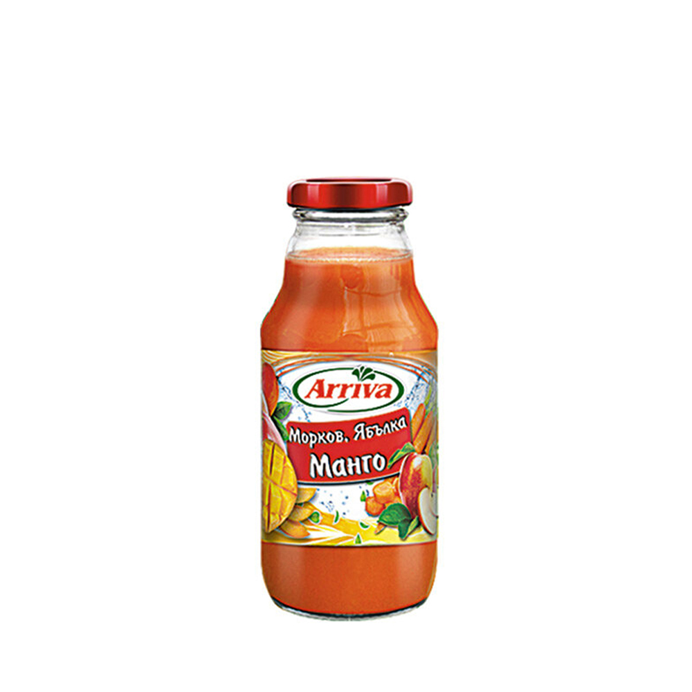 Arriva Juice Mango,Carrot and Apple 15x330ml