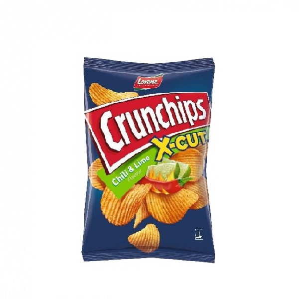 Crunchips X-Cut Chili & Lime 10x150g