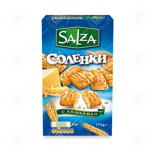 Salza Salty Biscuits with Yellow Cheese 12х175g 