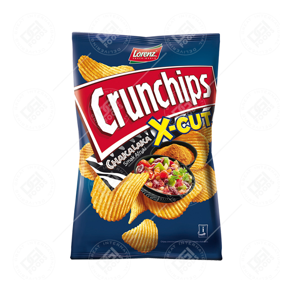 Crunchips Crisps X-Cut Chakalaka 8х140g