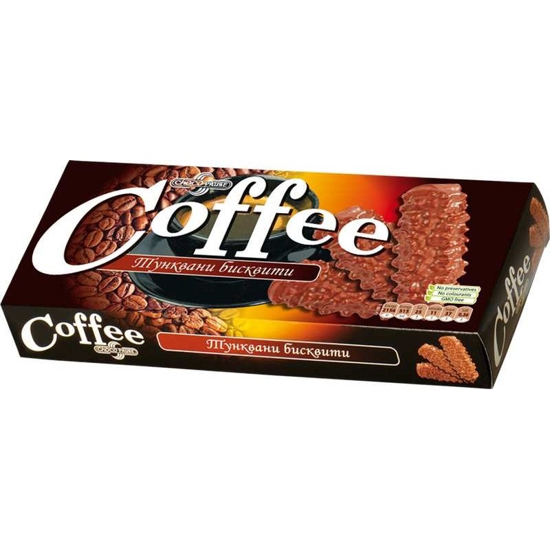 Sweet+ Coffee biscuits 24х150g 