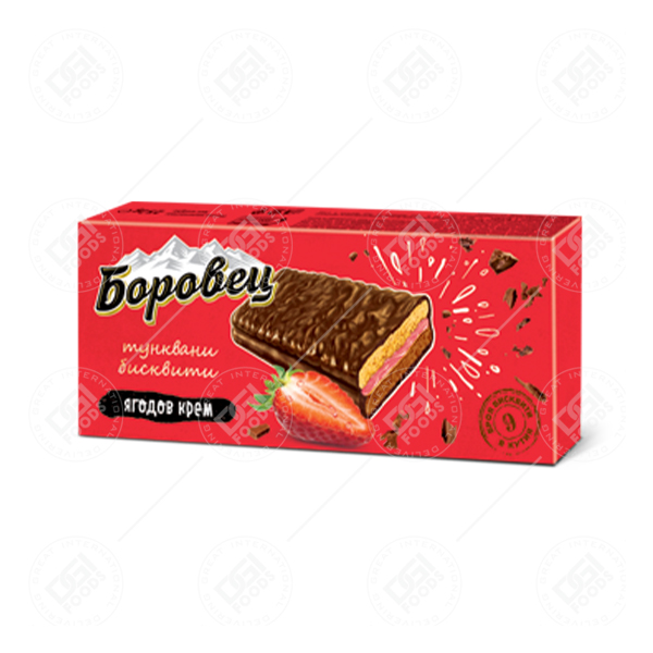 Borovets Strawberry Biscuits 22х252g 