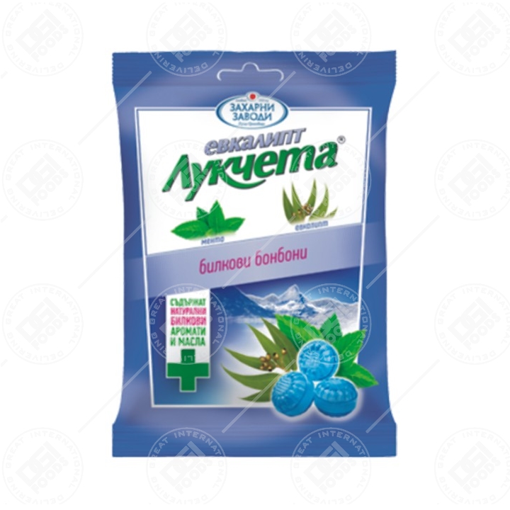 Zaharni Zavodi Lukcheta Eucalyptus 50х75g 