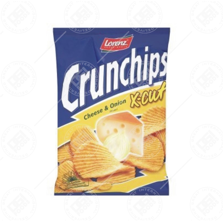 Crunchips X-Cut Cheese & Onion 10x150g