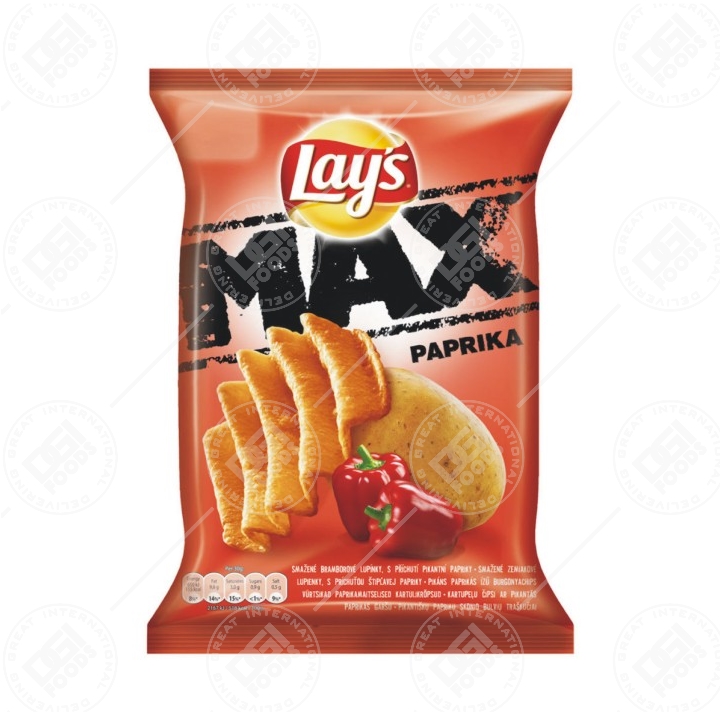 Lays Crisps Max Paprica 21x140g