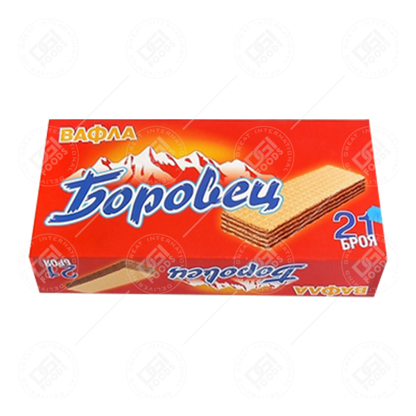 Wafers Borovets Peanuts 21x630g