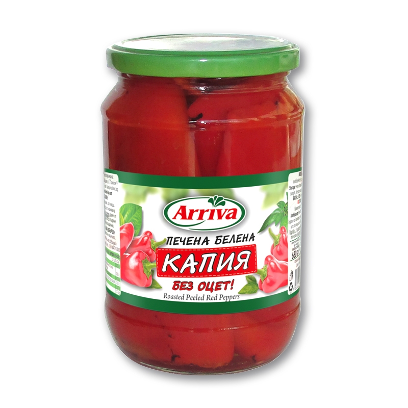 Arriva Baked Chily Pepper without Vinegar 6х680g 