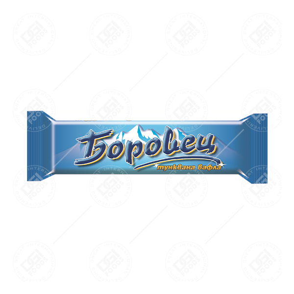 Wafer Borovets with Peanuts cocoa glazed 72x55g