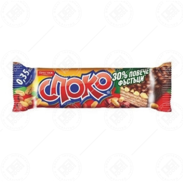 Prestige Wafer Spoko with peanuts 30x35g