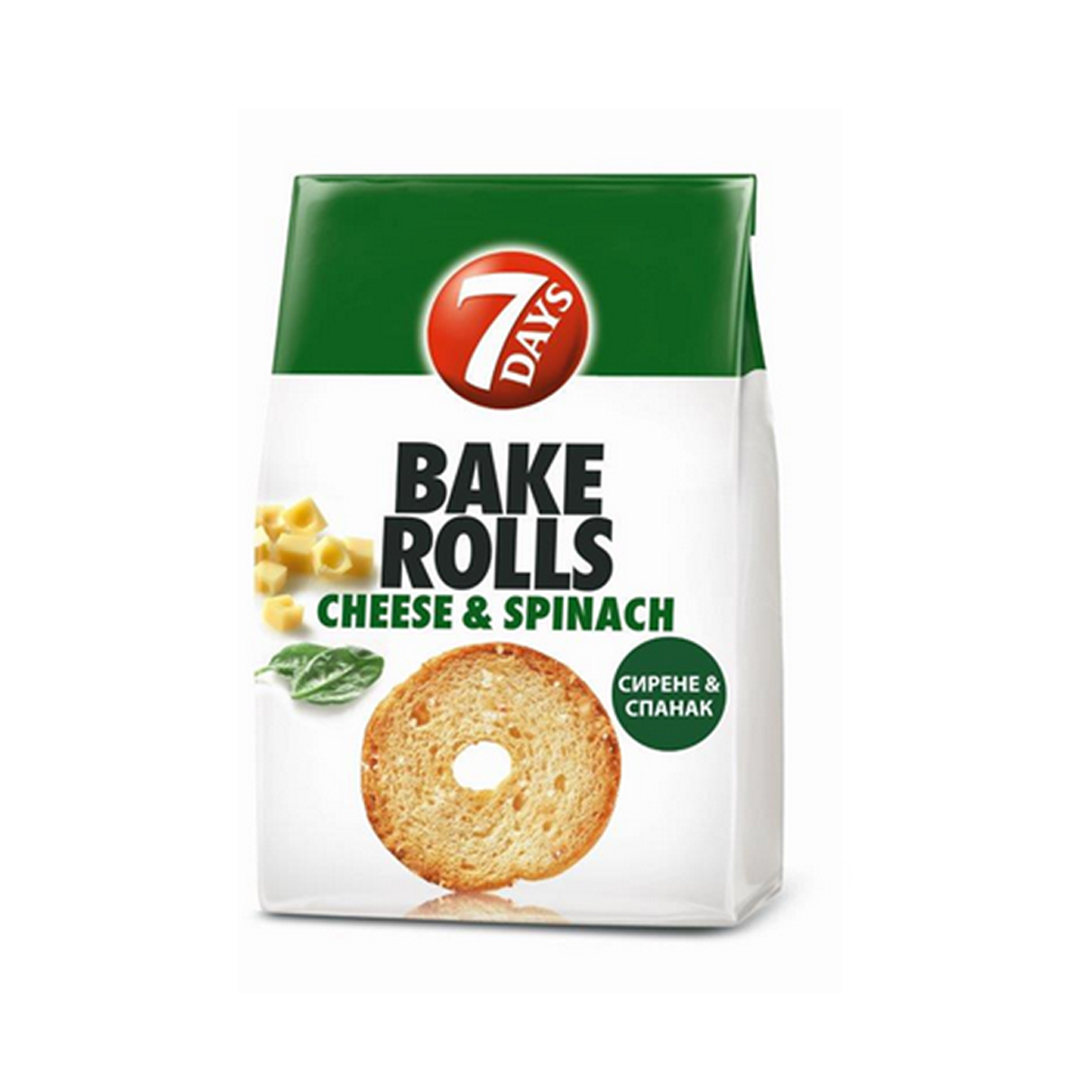 7Days Bake Rolls Cheese and Spinach 12х80g 