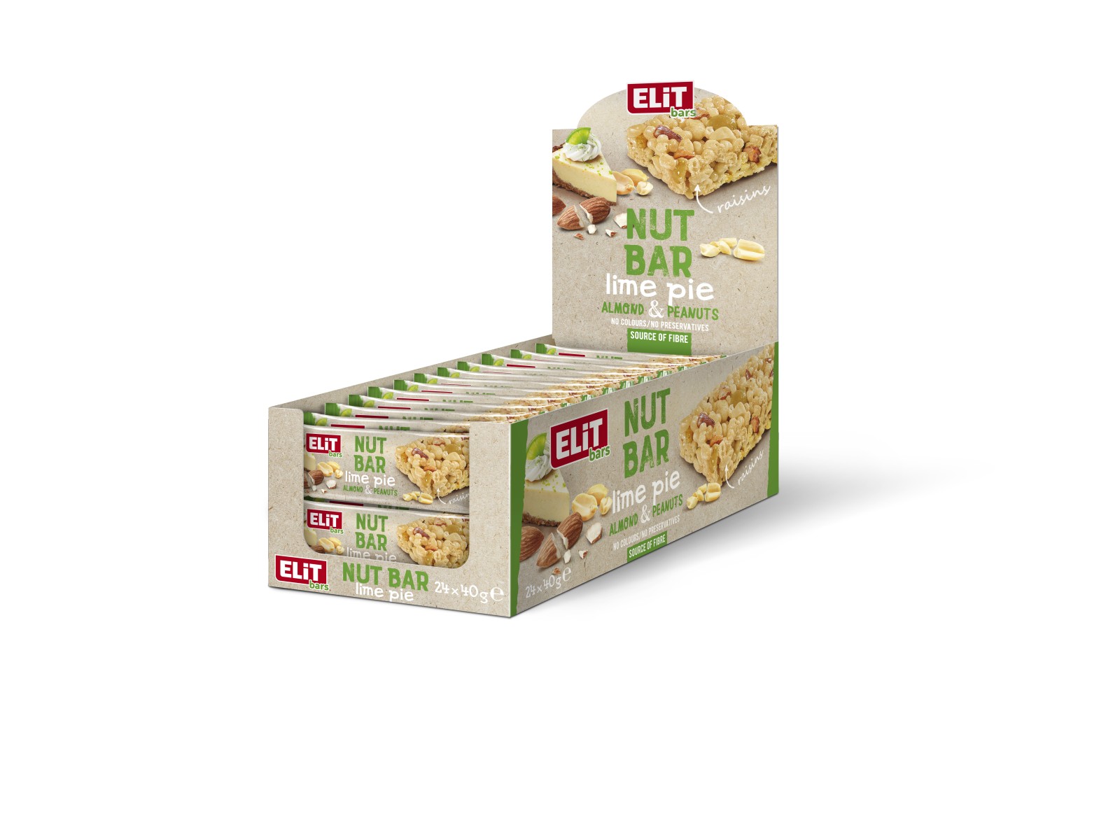 Elit Nut Bar Raisin and Lime 24х40g 