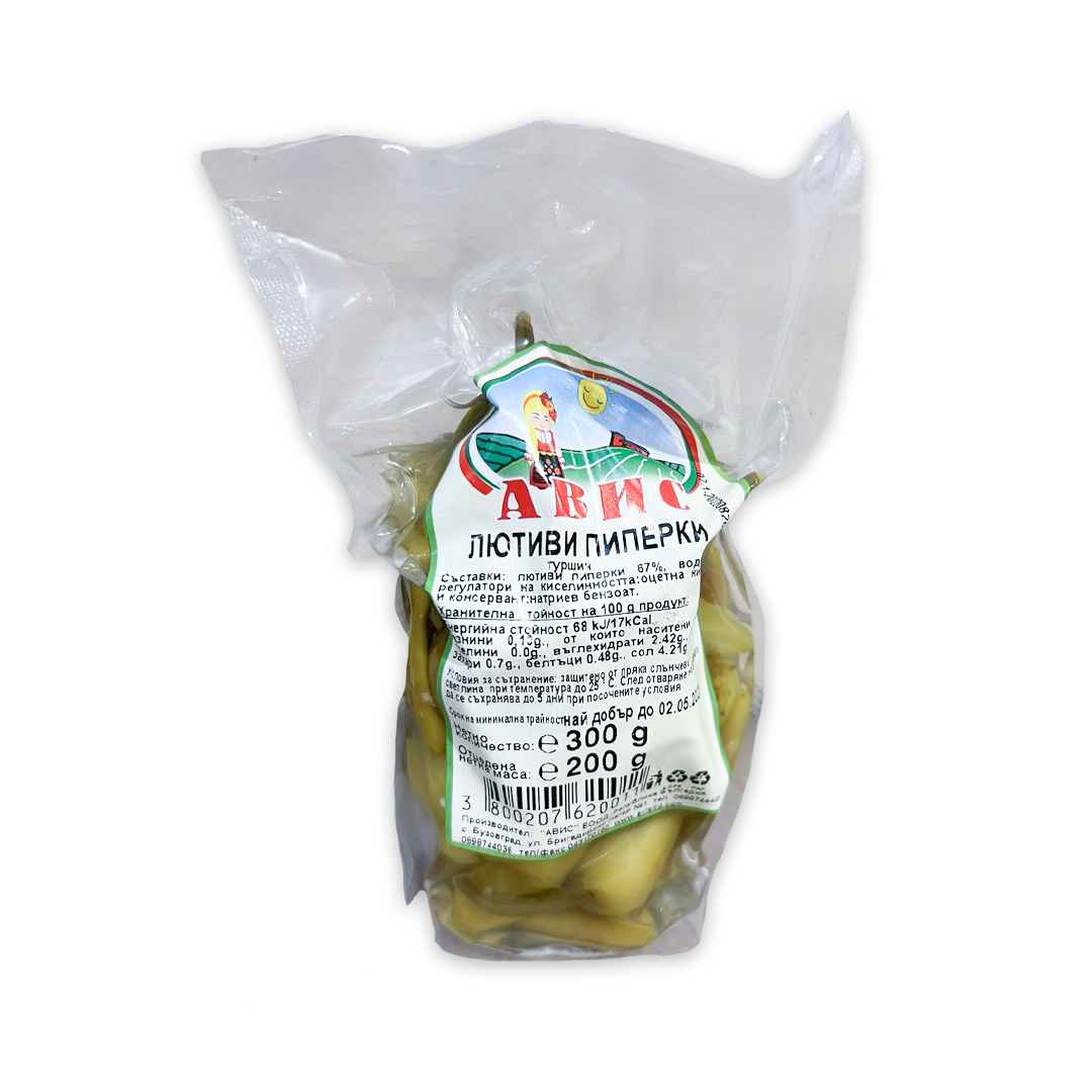 Avis Hot Peppers White Rosehip 25х200g 