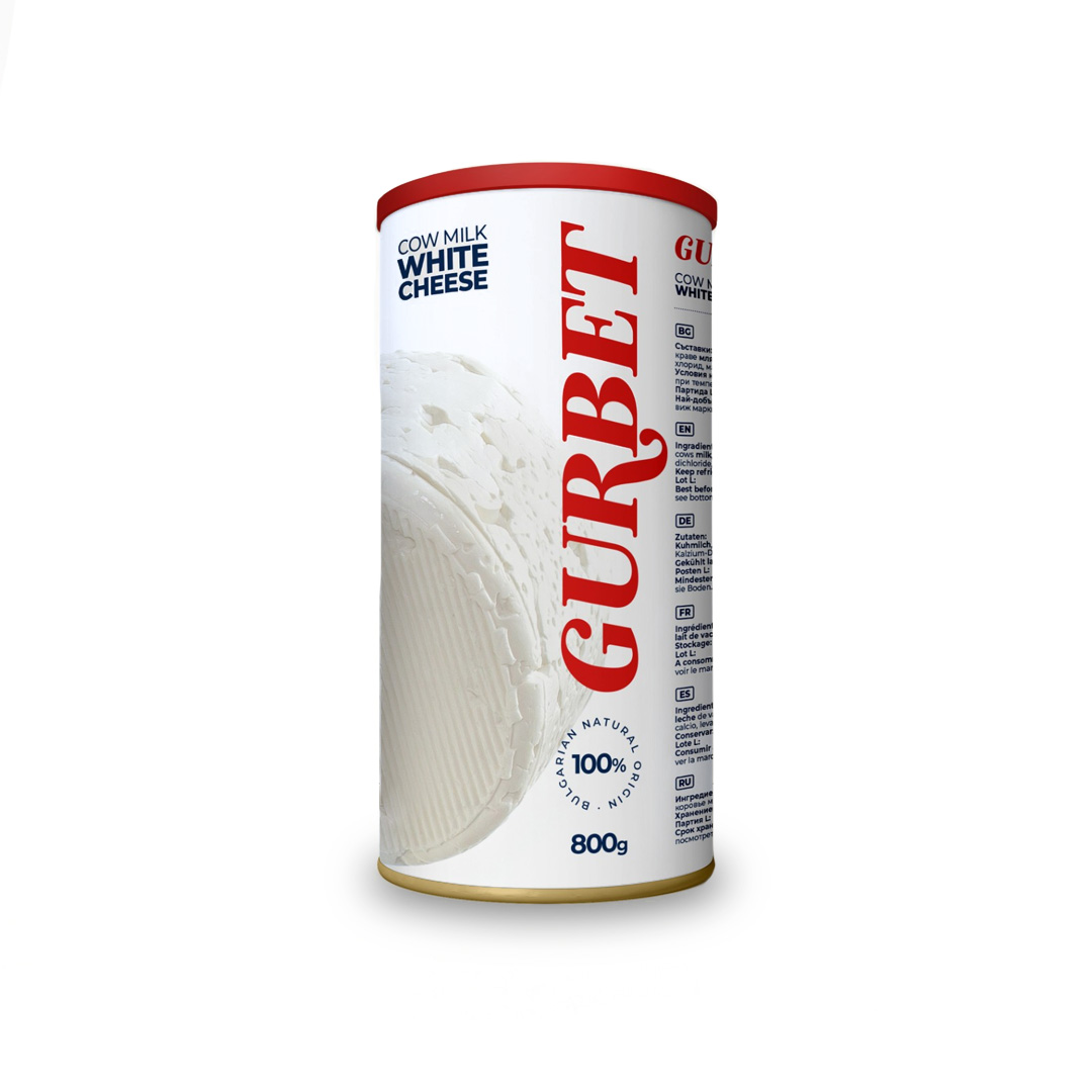 Gurbet Cow Cheese in Tin 6х800g