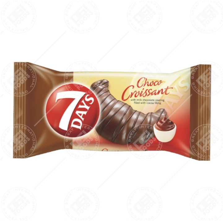 7Days Choco covered Cocoa Croissant 20x60g