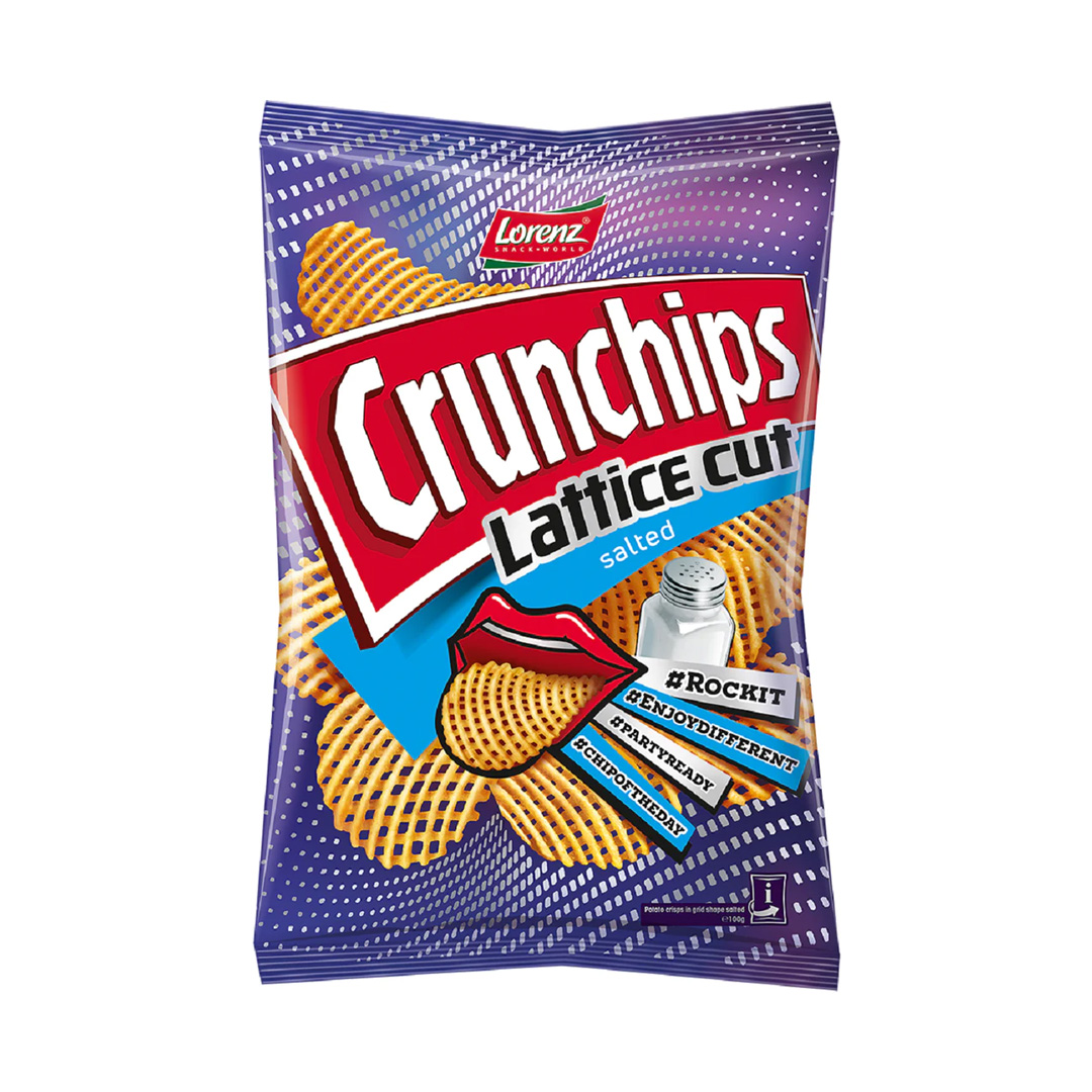 Crunchips Lattice Cut Salted 10х150g 