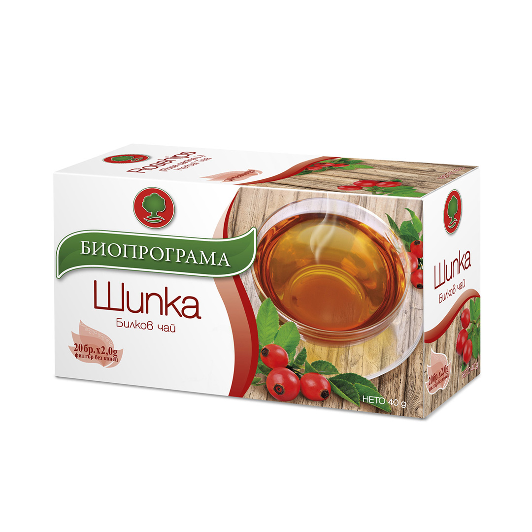 Bioprogramme Tea Rosehips 12х40g 