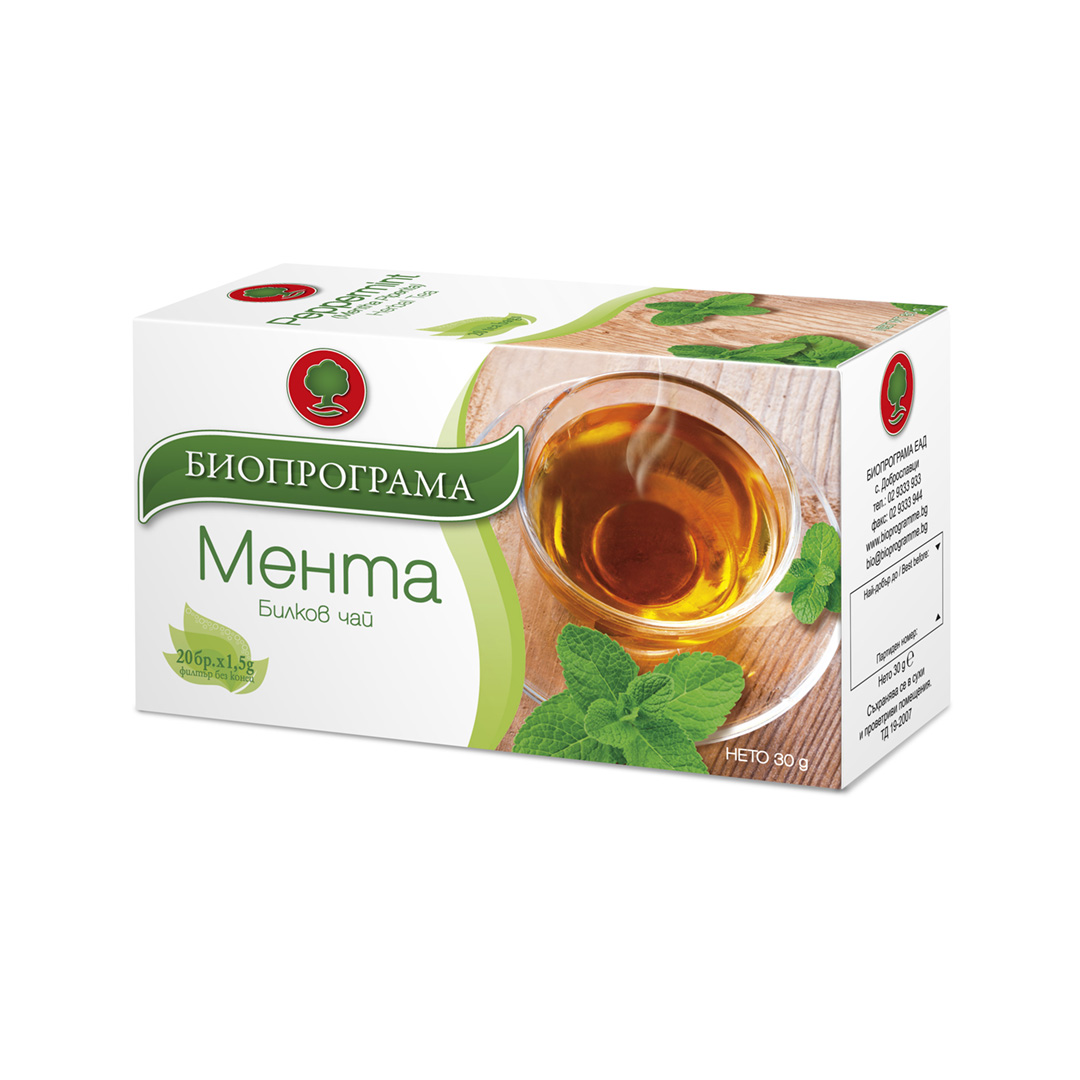 Bioprogramme Herbal Tea Peppermint 12х30g 