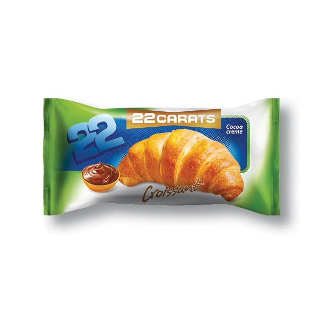 Sweet+ 22 karat Croasan with Cacao cream 24х80g 