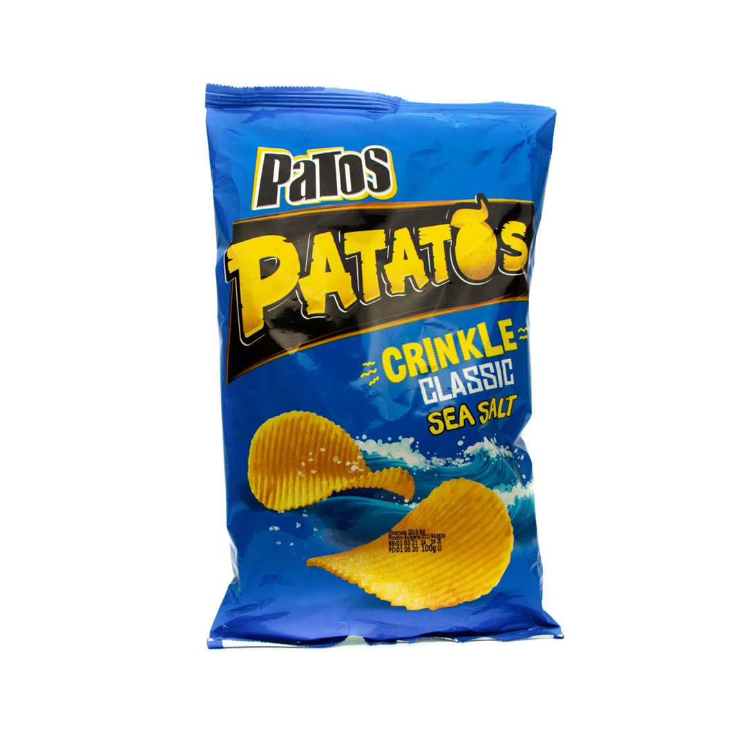 Patos Crisps Salted  21х80g 