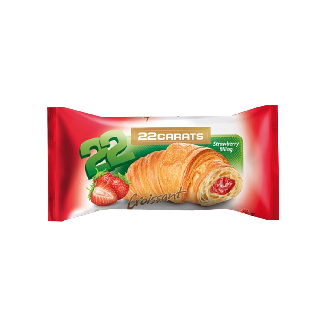 Sweet+ 22 Carat Strawberry Croissant 32х52g 