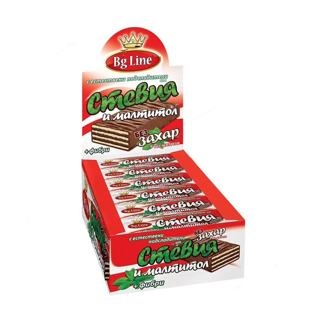 BG Line Stevia sugar free wafer 24х35g 