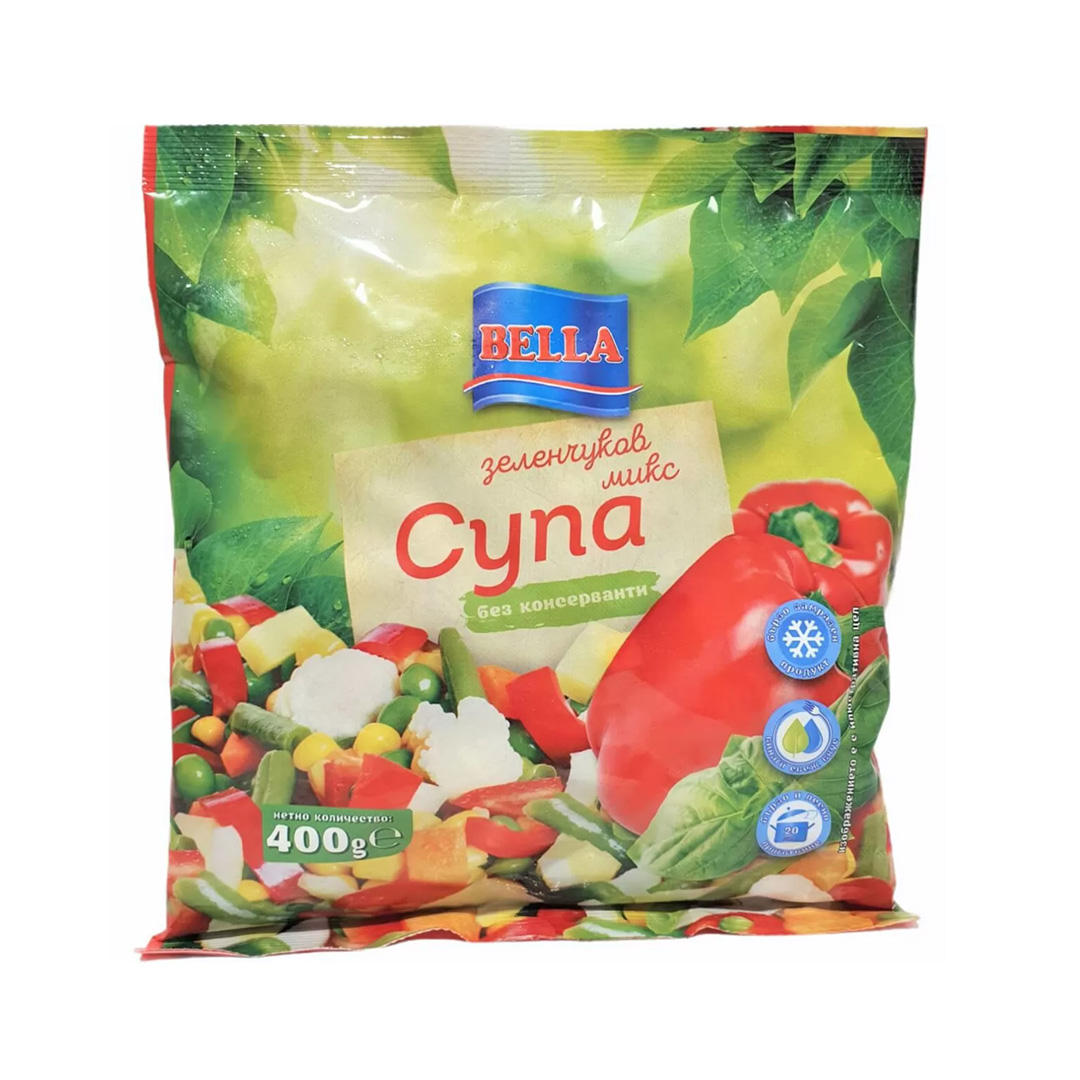 Bella Frozen Vegetable Soup 20х400g