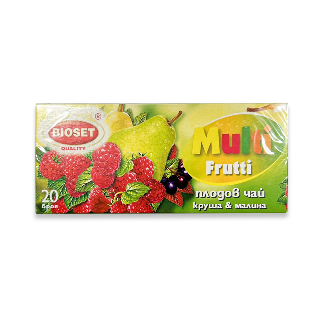 Bioset Herbal tea Pear and raspberry 18х35g 