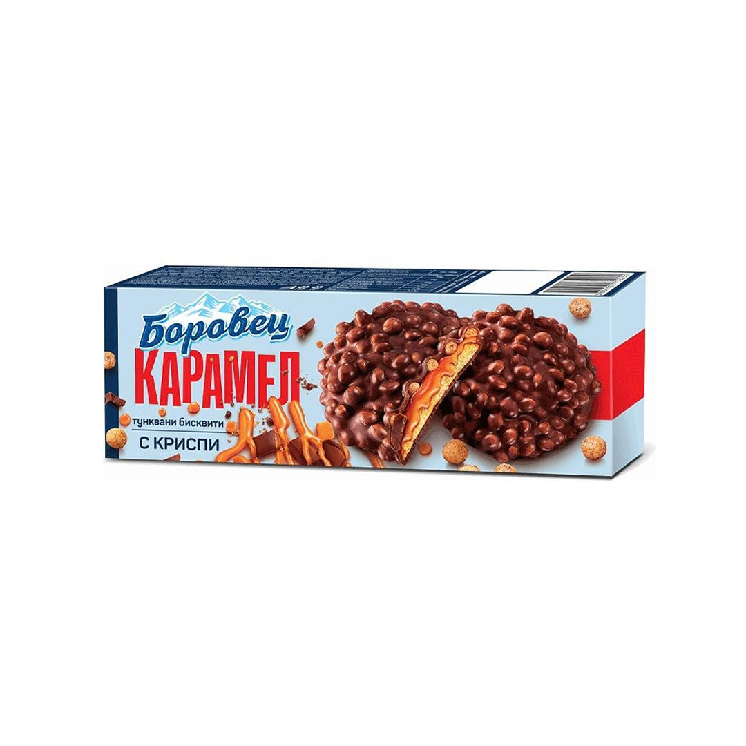 Borovets Crispy Caramel Biscuits 24х180g 