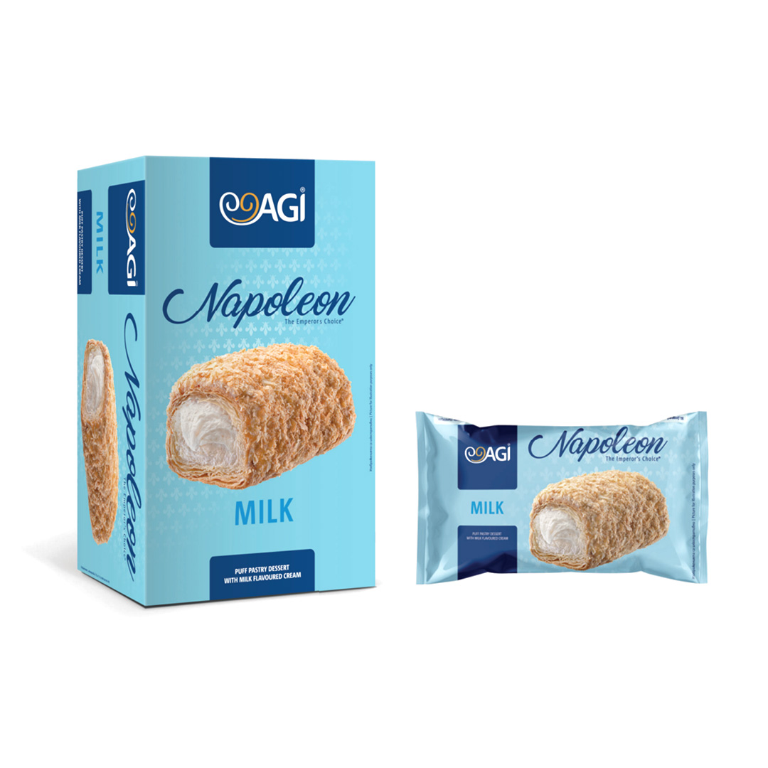 Agi Napoleon pasta with milk cream 10х90g 