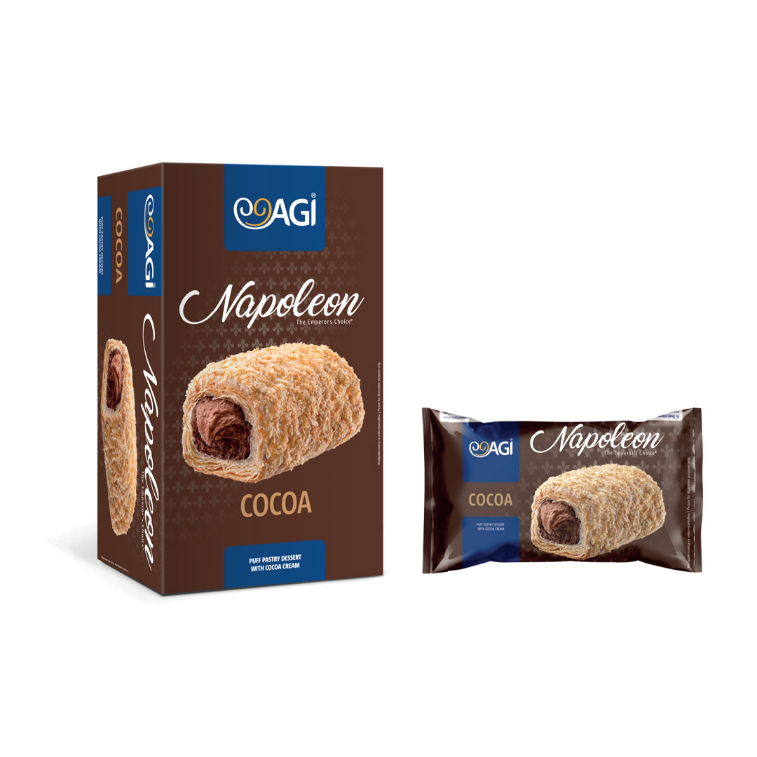 Agi Napoleon paste with cocoa cream 10х90g 