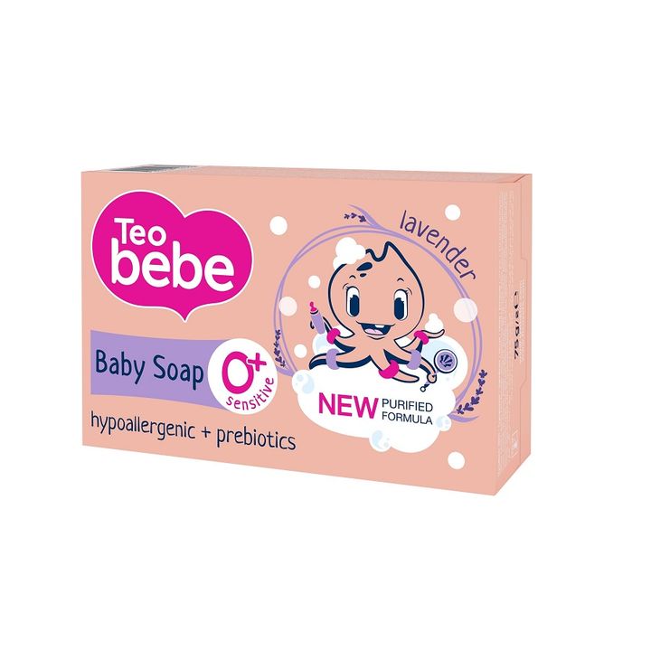 Theo Baby Cream-Soap Lavender 6х75g