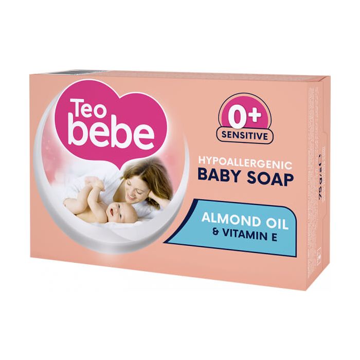 Theo Baby Almond cream soap 6х75g