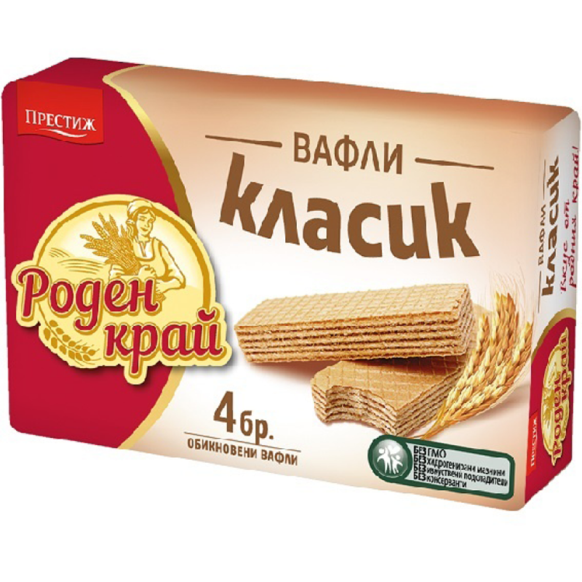 Prestige Homeland Plain Waffles 27х100g 