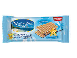 Pobeda Chernomorec Thin Crispy Waffles with Vanilla Cream 24х173g 