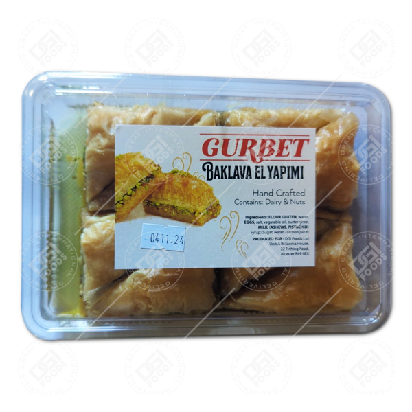 Gurbet Baklava triangle with pistachios 400g 