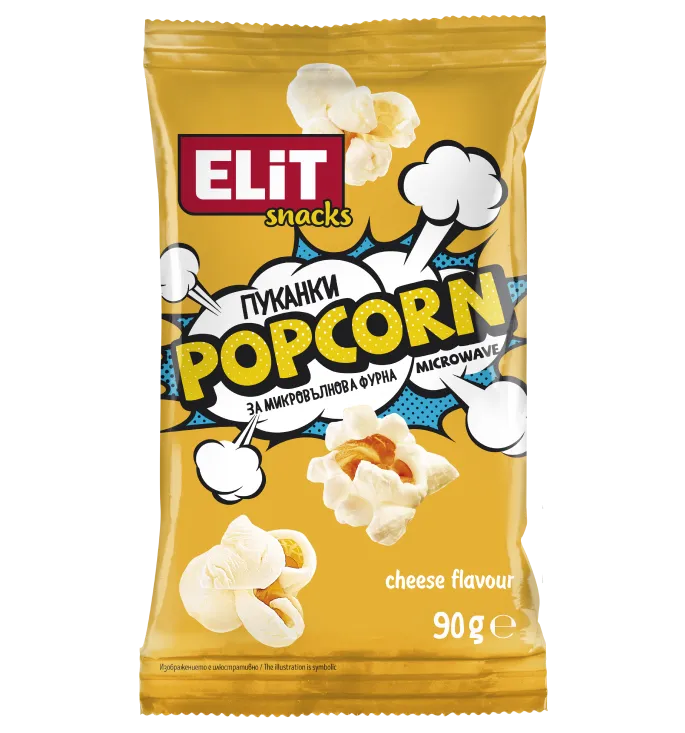 Elit Microwave Popcorn Cheese 15х90g