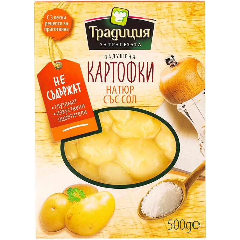 Tradition  Stewed potatoes - plain 15х500g 