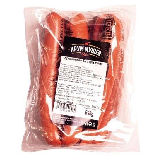 Krum Mushev Frankfurter Extra  ~800g 