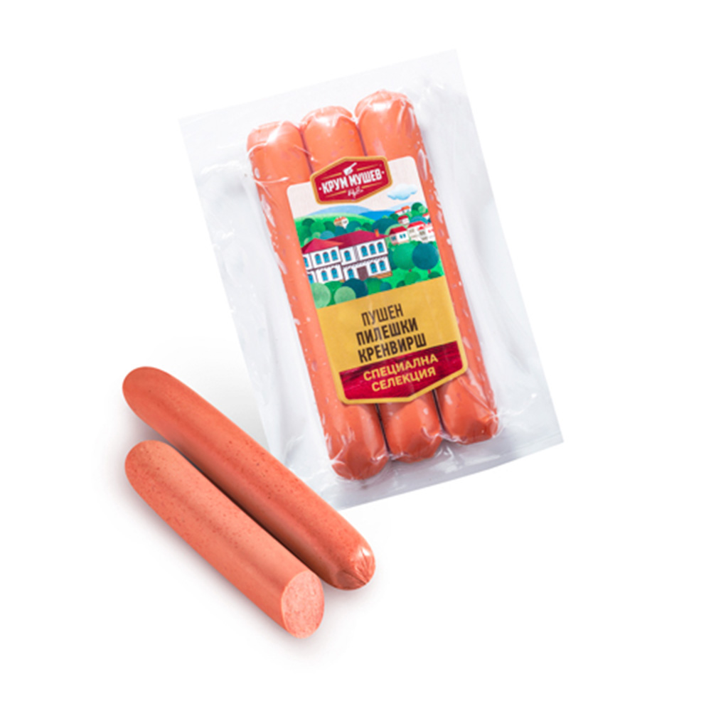 Krum Mushev Chicken Frankfurter Vacuum 260g