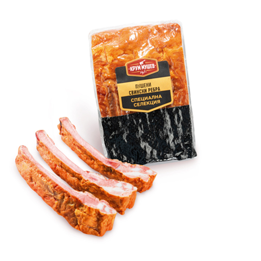 Krum Mushev Smoked Pork Ribs 1kg 