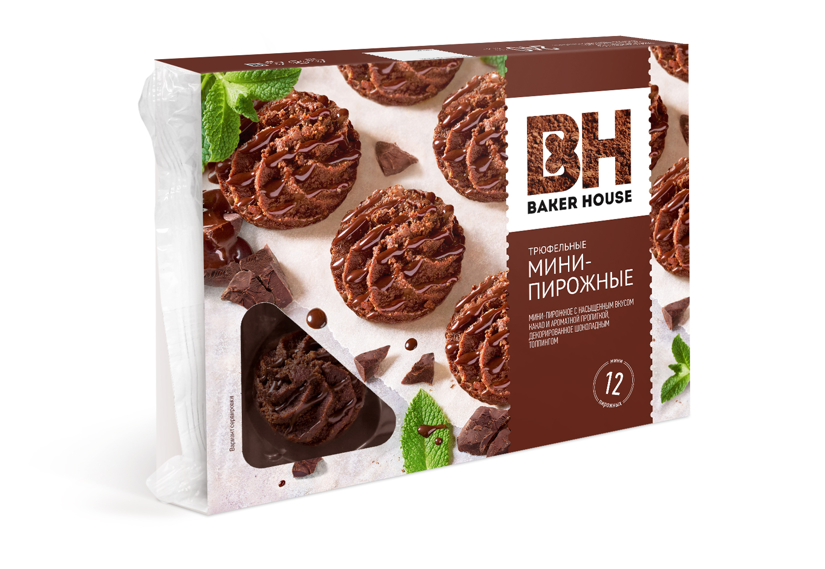 Baker House Mini cake with truffle flavor 10х240g