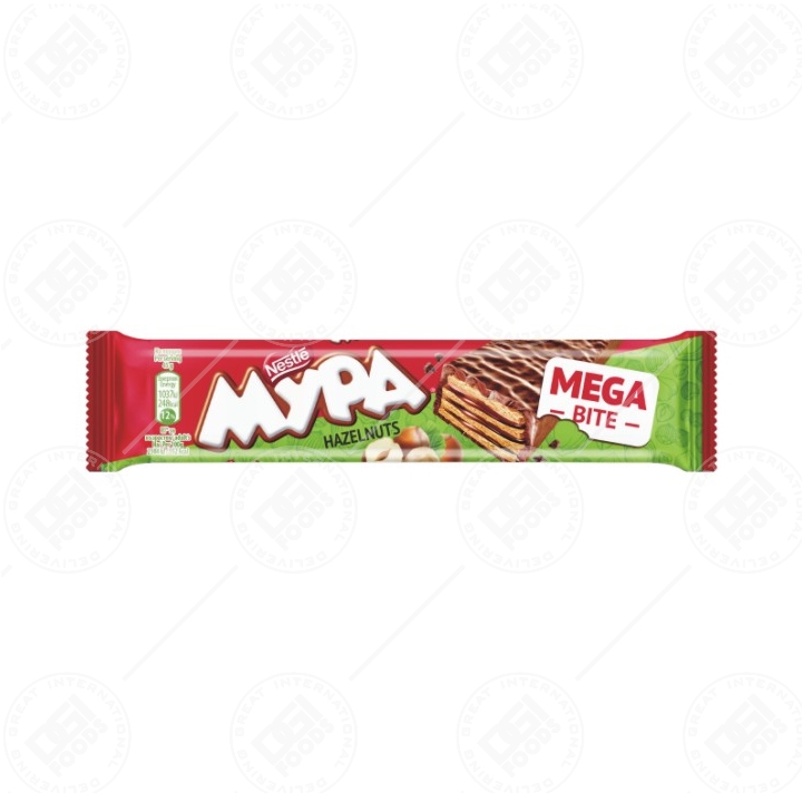 Wafer Mura Mega Bite Hazelnut 40x45g