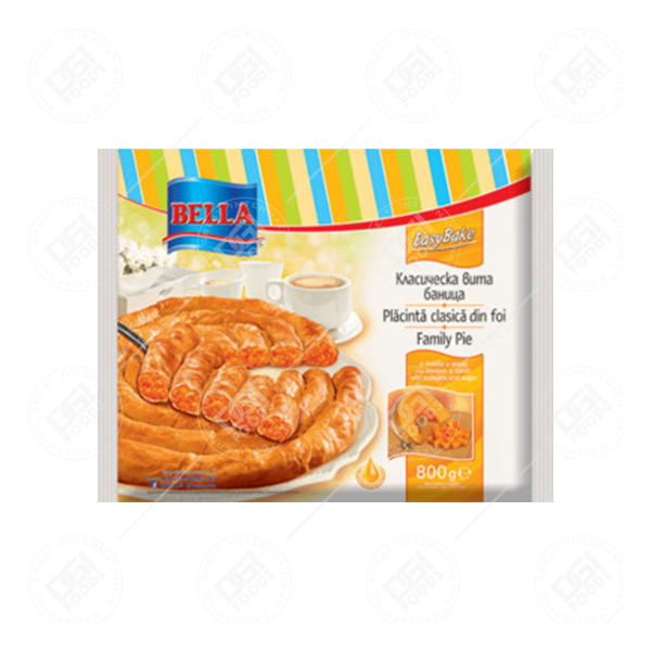 Bella Filo Pastry Twirled pie with Pumpkin 12x800g